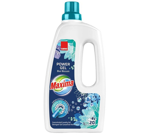 Produse chimice de uz casnic in Moldova sano maxima detergent gel de rufe "blue blossom" (1 l.) 993192