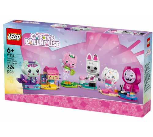  lego gabby`s dollhouse 11215 Конструктор "Коты-друзья Габби" (324 дет.)