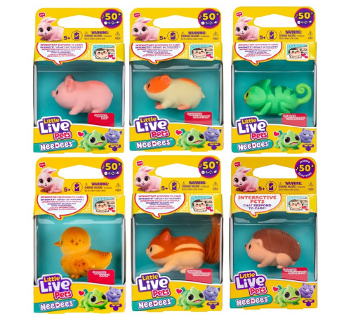 little live pets 26655 Интерактивный питомец "needees" (в асс.)