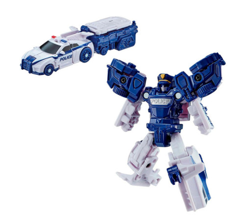 tobot 301159 robot-transformer tobot police mini (12 cm.)