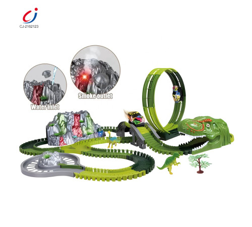 93980 set de joacă neon glow track builder (pistă luminoasă cu mașinuță)