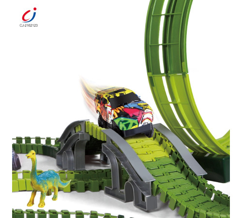 93980 set de joacă neon glow track builder (pistă luminoasă cu mașinuță)