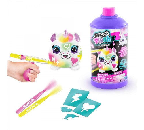 canal toys air020cl set de creativitate "plush mystery mini plush neon"