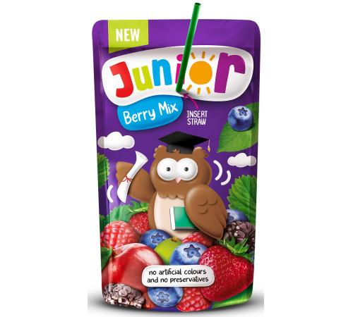 junior bautura cu suc "fructe de padure " (200 ml.)