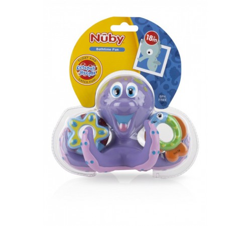 nuby id6144 set pentru baie "octopus"