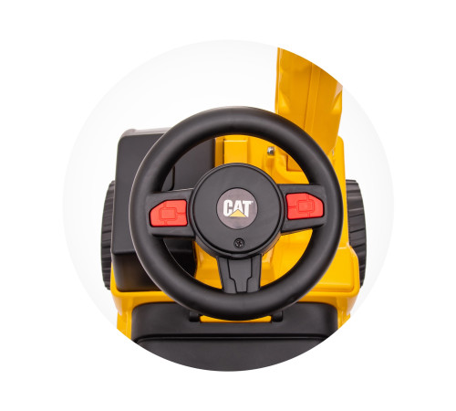 chipolino Экскаватор ride on car cat roccat02301ye желтый