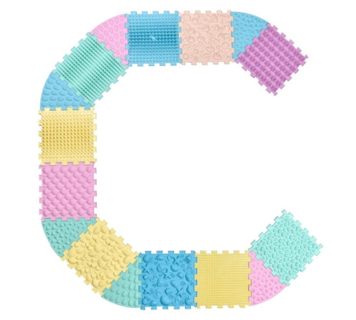 Детский магазин в Кишиневе в Молдове ortek 12901 Коврик-пазл ортопедический-массажный (10+6 эл.)