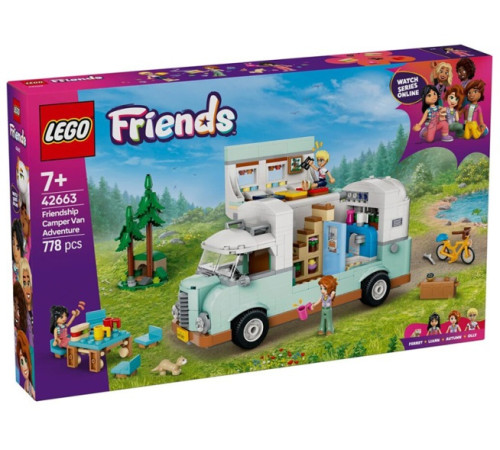  lego friends 42663 constructor "camping van adventures" (778 el.)