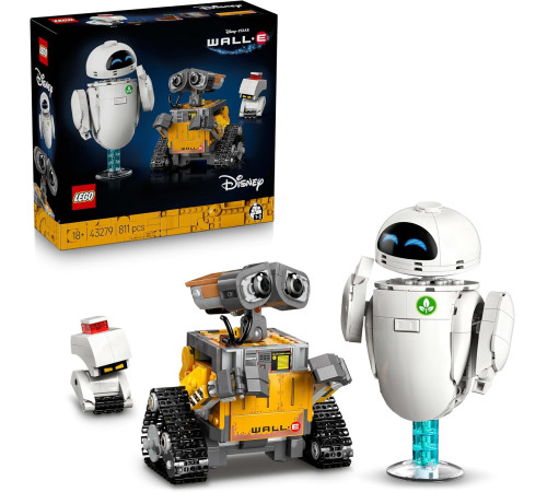 lego disney и pixar 43279 constructor "wall-e și eve" ( 811 el.)