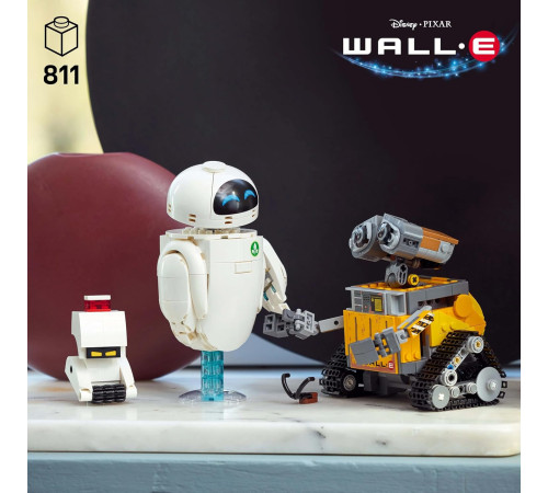 lego disney и pixar 43279 constructor "wall-e și eve" ( 811 el.)