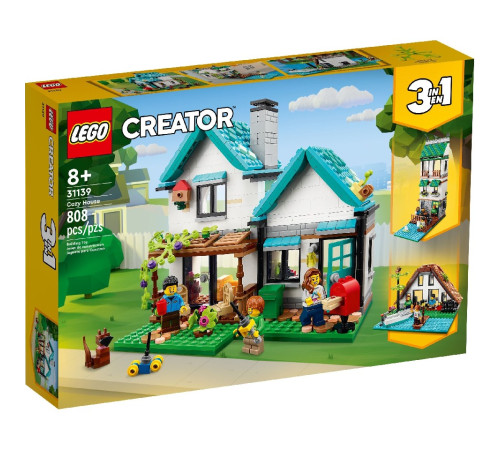 lego creator 31139 constructor 3in1 "cozy house" (808 el.)