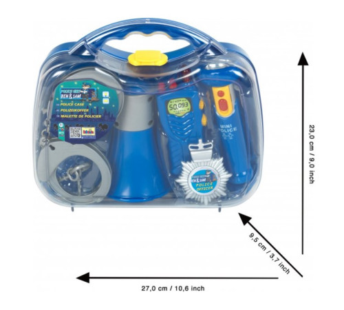 klein 88741 set de joc "police" într-o cutie
