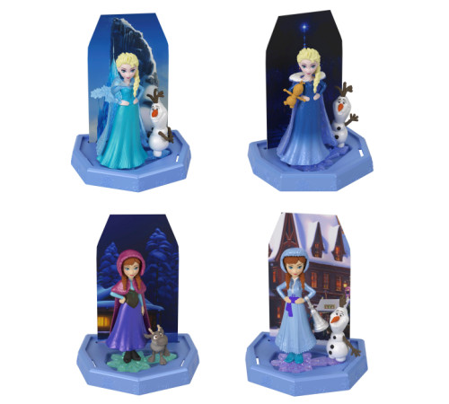 disney princess hrn77 Набор-сюрприз с куклой frozen snow color reveal "Сквозь лед"