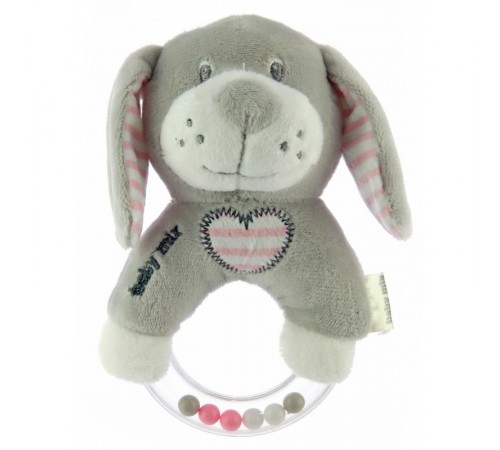 Baby Mix STK-19643 PD Плюшевая погремушка "Собака" розовый baby mix stk-19643 pd Плюшевая погремушка "Собака" розовый