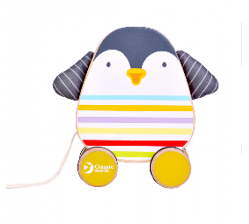 Jucării pentru Copii - Magazin Online de Jucării ieftine in Chisinau Baby-Boom in Moldova classic world 5020 jucarie de tras din lemn "pinguin"