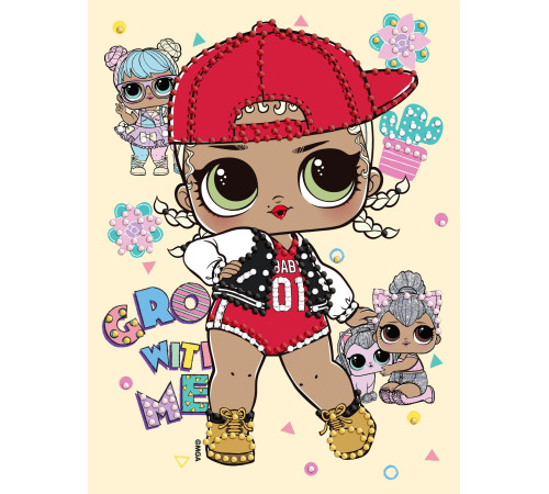  ideyka aml1196 mozaic cu diamante "l.o.l. surprise! swag" (15х20 cm)