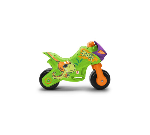 injusa Мото беговел "twin dino" зелёный