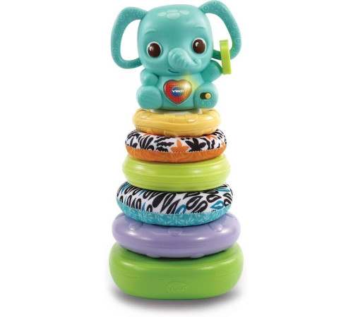vtech 80557503 jucărie piramidală interactivă "eelefant"