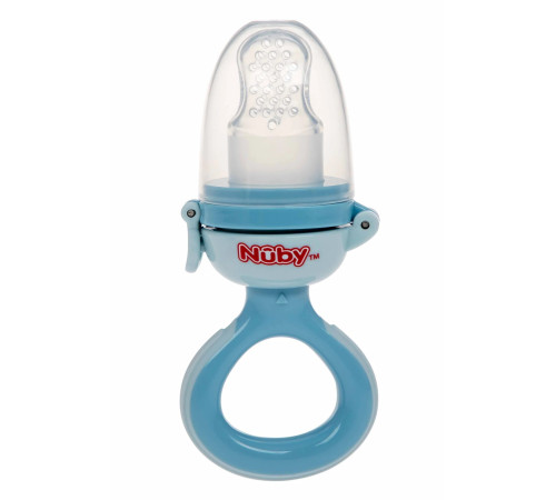 nuby nv05008 Ниблер силиконовый (розовый/голубой)