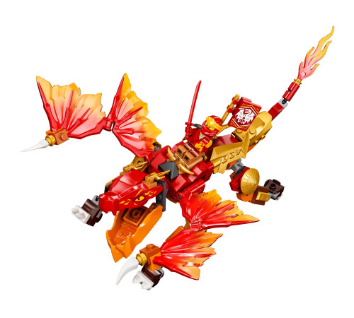 lego ninjago 71762 constructor "fire dragon evo kaya" (204 el.)