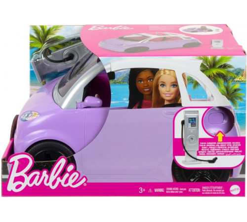  barbie hjv36 Электрокар Барби с откидным верхом