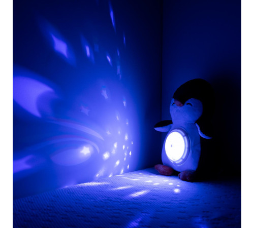 chipolino pil02503ping jucărie de pluș cu proiector și muzică "pinguin"