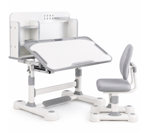  689715 set de mobilier reglabil pentru copii (birou + scaun) richi jch013