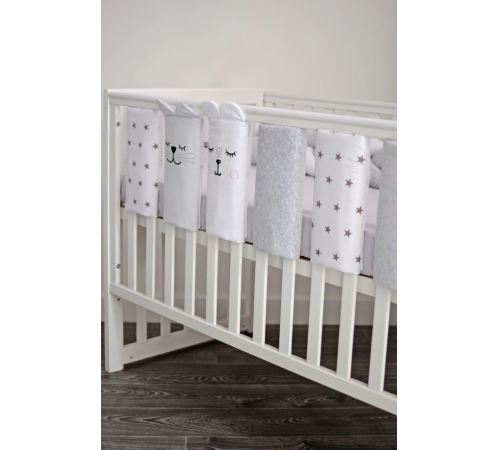  veres 154.05.15 Комплект Фенс-бампер "summer kitty white" (6 ед.)