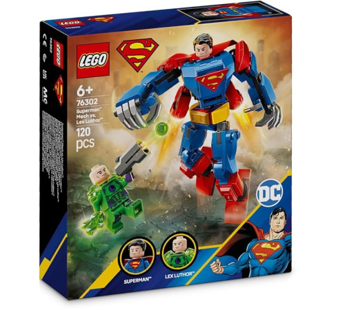 Lego Super Heroes 76302 Constructor "Superman vs. Lex Luthor" (120 el.) Jucării pentru Copii - Magazin Online de Jucării ieftine in Chisinau Baby-Boom in Moldova lego super heroes 76302 constructor "superman vs. lex luthor" (120 el.)