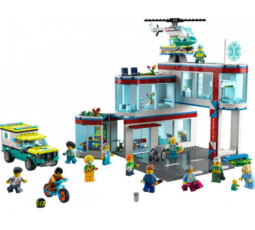 lego city 60330 constructor "spitalul" (816 el.)