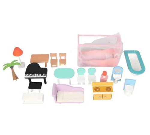 63376 casuta din lemn pentru papusi (119 cm)