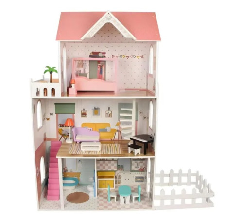 Jucării pentru Copii - Magazin Online de Jucării ieftine in Chisinau Baby-Boom in Moldova 63376 casuta din lemn pentru papusi (119 cm)