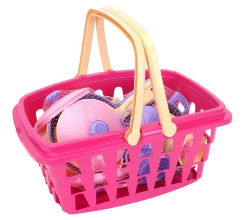  4449 set de veselă și ustensile &icirc;n coș  (26 el.)