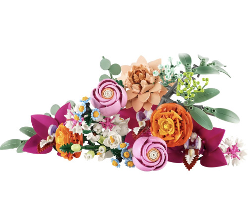 lego botanical collection 10342 constructor „buchet frumos de flori roz” (749 buc.)