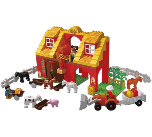 androni giocattoli 8557-0001 constructor "fermă" (126 el.)
