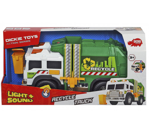  dickie 3306006 camion de gunoi cu sunet și lumină