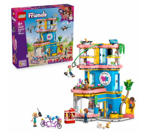 lego friends 42689 constructor "clubul prietenilor din heartlake city" (794 el.)