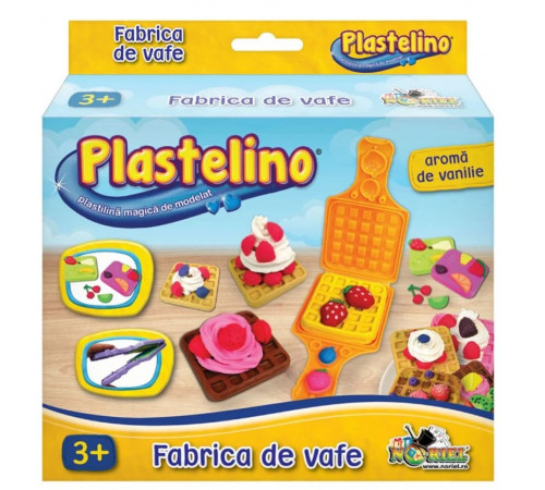  plastelino int5348 set de joc "fabrica de vafe"