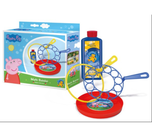  peppa pig 420816580 set bule de săpun pustefix "multi-bubbler"