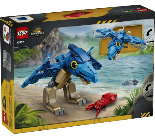 lego jurassic world  77977 constructor "pui de dinozaur: pteranodon" (373 el.)