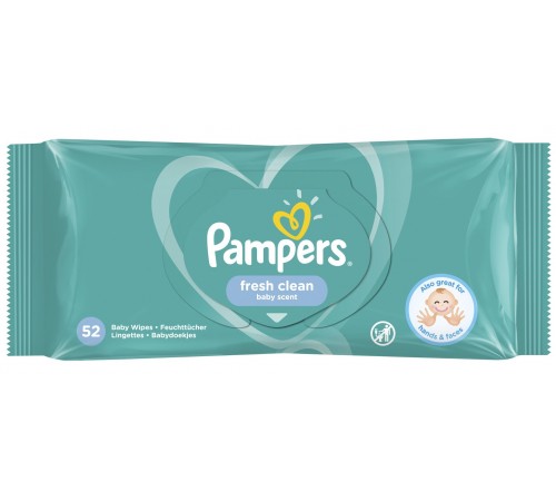 pampers Влажные салфетки fresh clean (52 шт.)