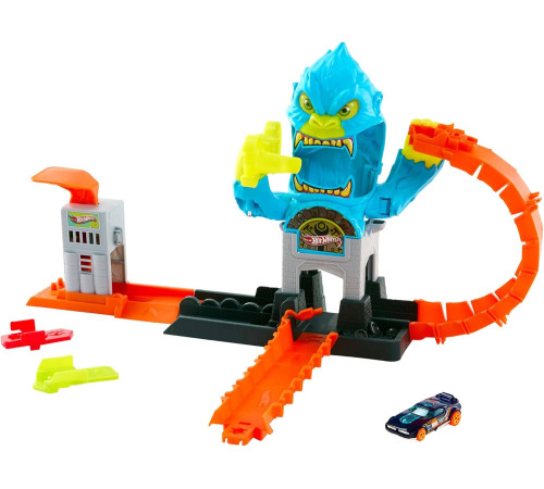 hot wheels jhl92 set de joacă "atac de gorilă"