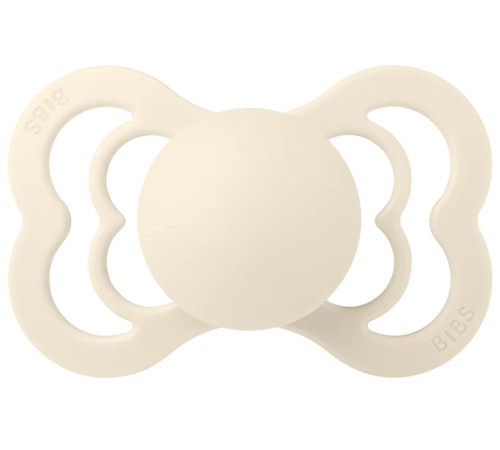 bibs Пустышка симметричная латексная supreme (6-18 м.) ivory