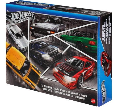 hot wheels jby77 Набор машин "Улицы Японии" (6 шт.)