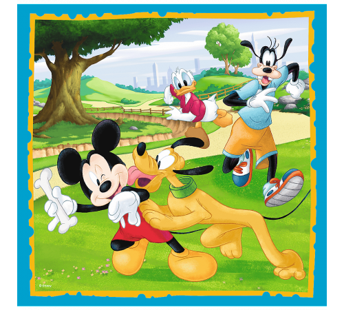 trefl 34846 puzzle "mickey mouse cu prietenii" (20/50/36 el.)