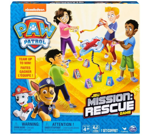 spin master 6047061 jocul "paw patrol: rescue mission"