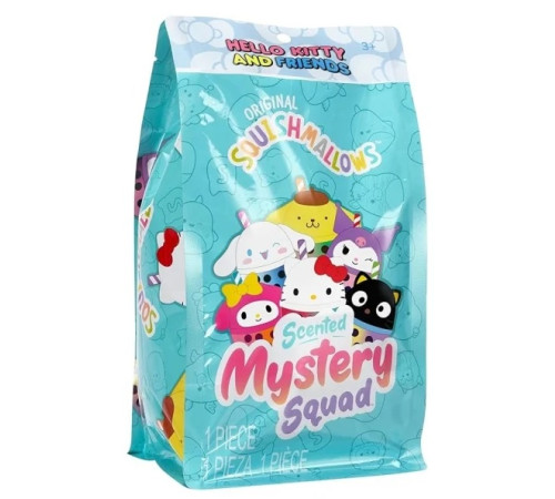  squishmallows sqhk525ms Плюшевая игрушка-сюрприз с запахом "hello kitty" (12 см.)