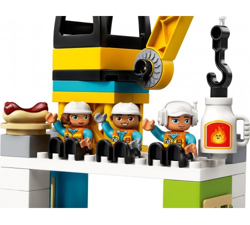 lego duplo 10933 constructor "macara turn la un șantier" (123 el.)