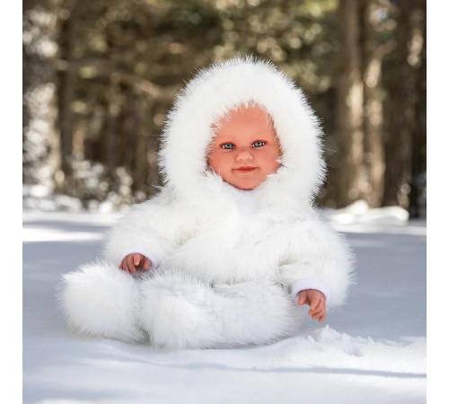 llorens 74505 Кукла смеющаяся "luka sonrrisas buzo blanco" (45 см.)