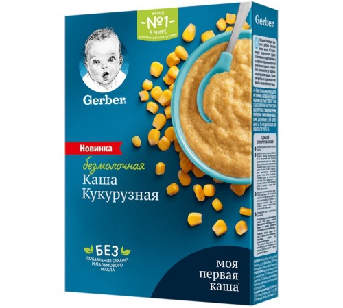 Gerber Каша Кукурузная безмолочная 180 гр. (5м+) Детское питание в Молдове gerber Каша Кукурузная безмолочная 180 гр. (5м+)